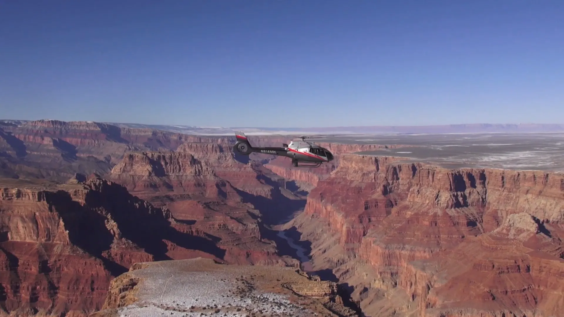 Helicopter View of the Grand Canyon