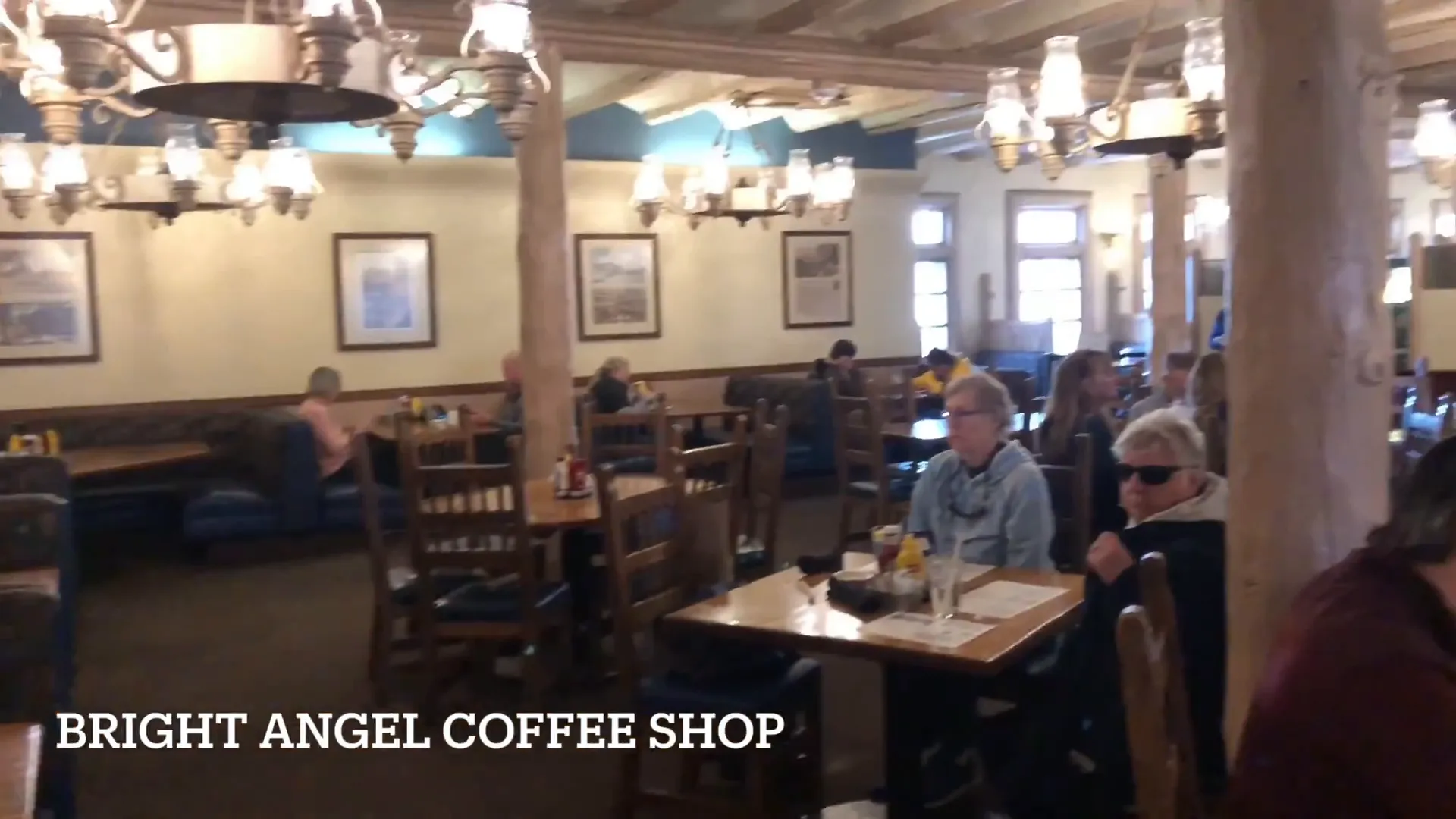Bright Angel Coffee Shop interior and dining area