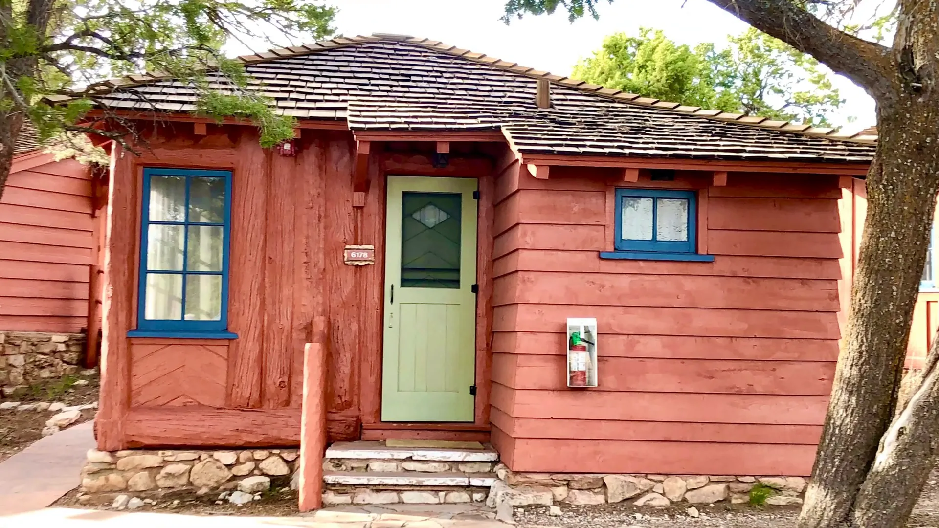 Bright Angel Cabins near the South Rim trailhead